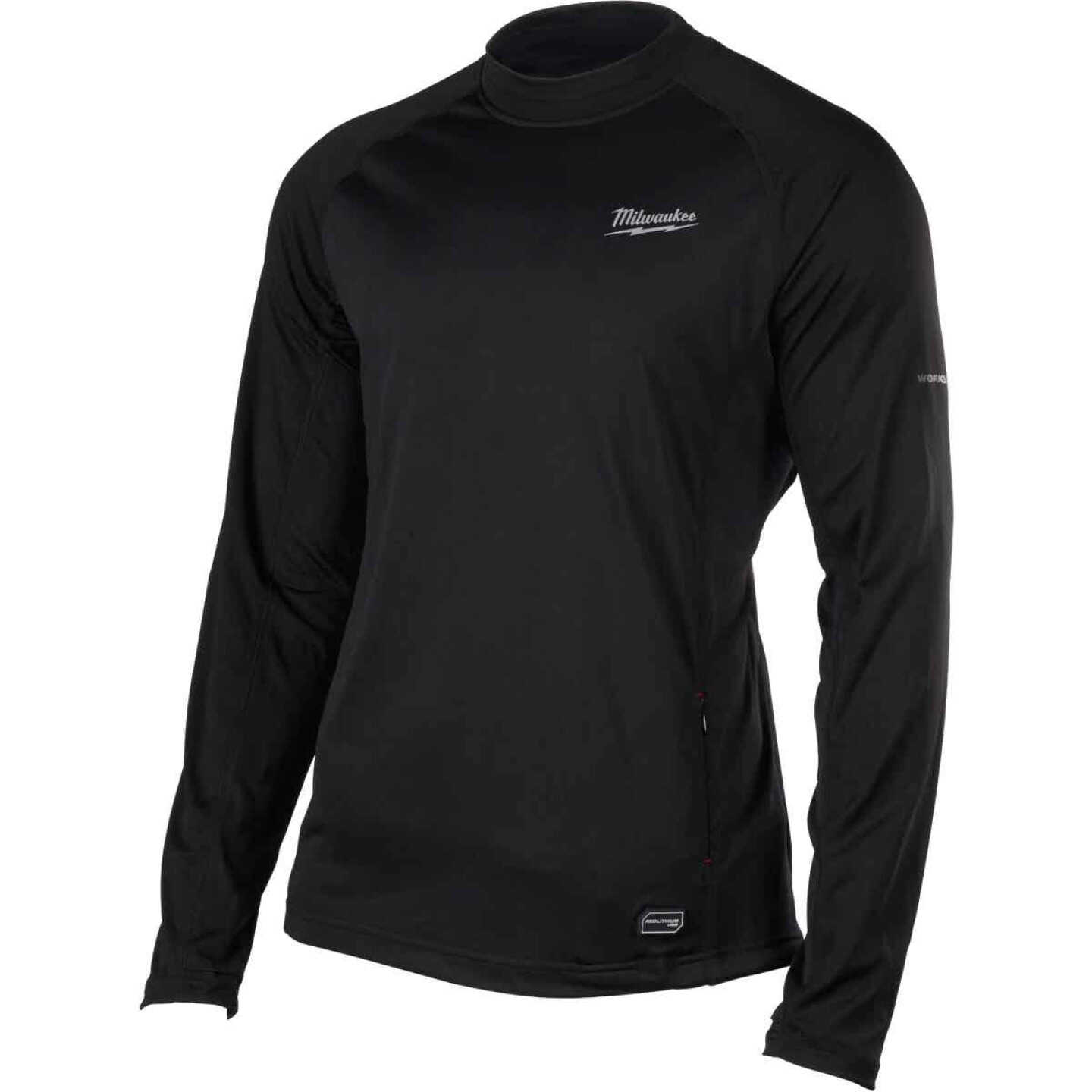 Milwaukee Workskin Medium Black Heated Midweight Base Layer Shirt Image 6